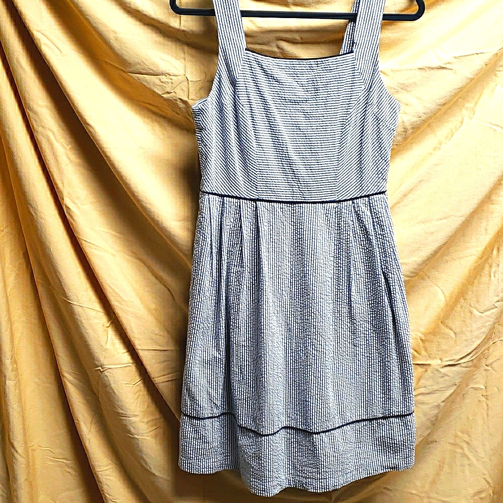 Lands' End seersucker dress